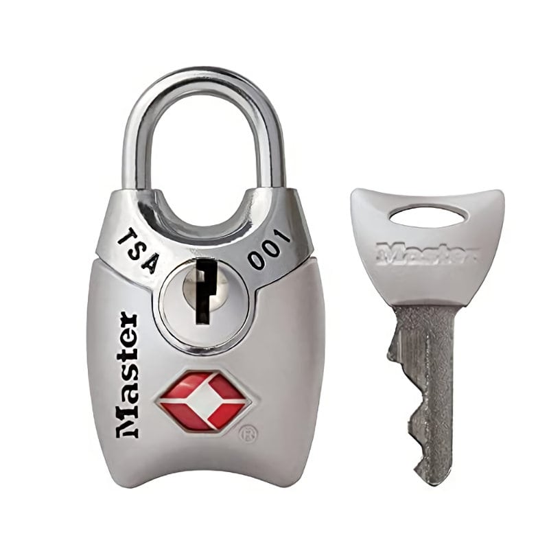 マスターロック　ＴＳＡシリンダー式南京錠　シルバー　４６８９ＪＡＤＳＬＶ