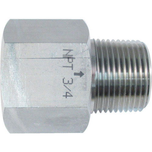 ＡＳＯＨ　ステンレス製　変換内外ソケット　外ＮＰＴ３／４×内ＰＴ３／４＿