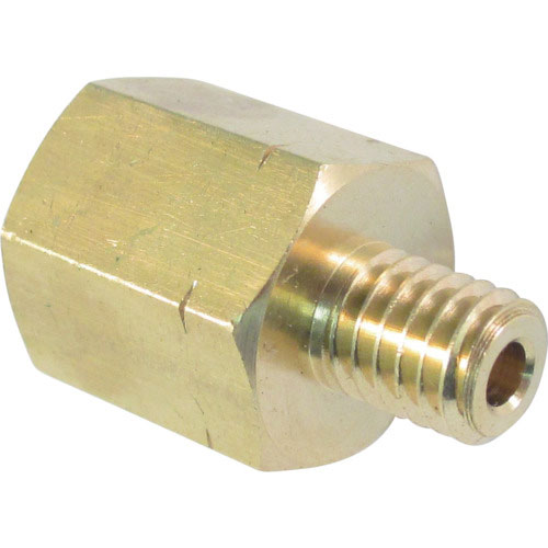ＡＳＯＨ　黄銅製　変換内外ソケット　外Ｍ６（Ｐ１．０）×内ＰＴ１／８＿