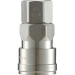 ナック　クイックカップリング　ＡＬ２０型　ステンレス製　オネジ取付用＿