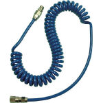 チヨダ　ラインスパイラルホース　ネイビーブルー　８ｍｍ／使用範囲４７５０ｍｍ＿