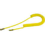 チヨダ　ラインスパイラルホース　黄　８ｍｍ／使用範囲４７５０ｍｍ＿