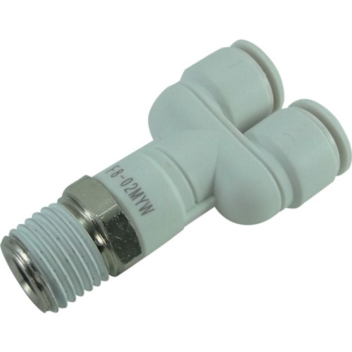 チヨダ　ファイブメイルブランチワイ　Ｗ（白）８ｍｍ・Ｒ１／４＿