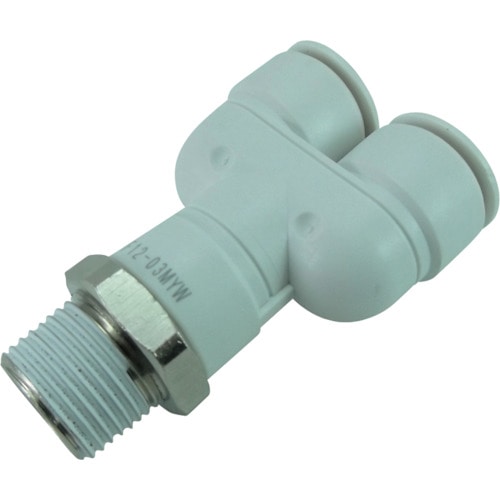 チヨダ　ファイブメイルブランチワイ　Ｗ（白）１２ｍｍ・Ｒ３／８＿