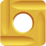 富士元　フェイス加工用Ｎタイプ精密級チップ　超硬Ｍ種　ＴｉＮ　ＣＯＡＴ＿