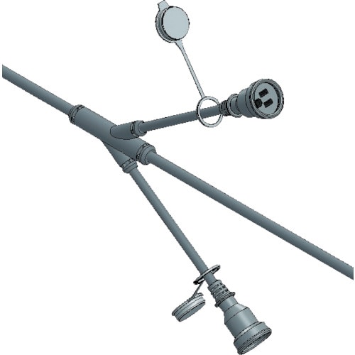 ＨＡＳＥＧＡＷＡ　分岐ケーブル　ＥＳＹシリーズ　４階用　防水コネクターボディ＿