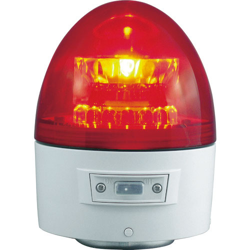 ＮＩＫＫＥＩ　ニコカプセル　ＶＬ１１Ｂ型　ＬＥＤ回転灯　１１８パイ　赤＿