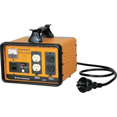 日動　変圧器　降圧専用トラパック　２ＫＶＡ＿