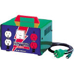 日動　変圧器　昇圧器ハイパワー　２ＫＶＡ　アース付タイプ＿