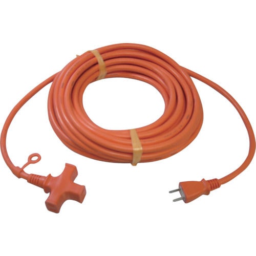 ＴＲＵＳＣＯ　３個口ソフトタイプ延長コード　オレンジ＿