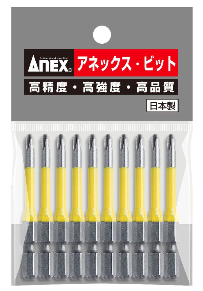 ＡＮＥＸ（アネックス）　カラービット段付２ｘ６５　ＡＣ‐１６Ｍ　