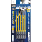 アネックス　カラービット５本組　段付＋２×１５０＿