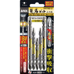 アネックス　カラースリムトーションビット５本組　（ビット３種）＿