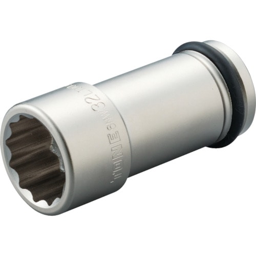 ＴＯＮＥ　インパクト用ロングソケット（１２角）　３２ｍｍ　６ＮＷ－３２Ｌ１００＿