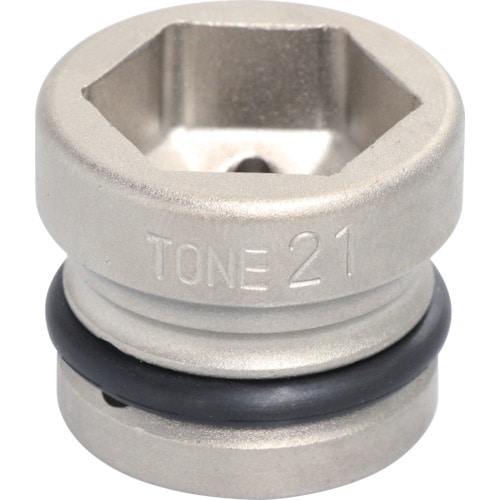 ＴＯＮＥ　インパクト用ショートソケット　２１ｍｍ　４ＮＶ－２１ＳＳ＿