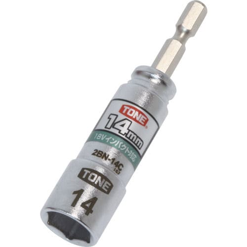 ＴＯＮＥ　電動ドリル用コンパクトソケット　対辺寸法１４ｍｍ　２ＢＮ－１４Ｃ＿