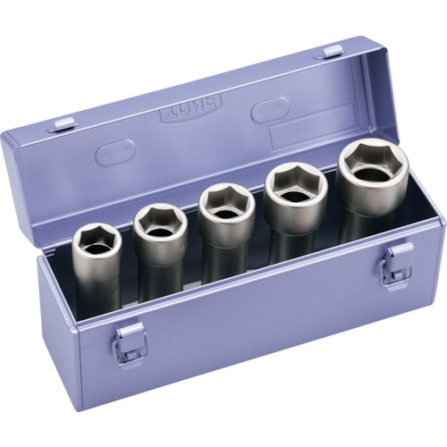 ＴＯＮＥ　インパクト用超ロングソケットセット（メタルトレーケース仕様）　５ｐｃｓ　ＮＶ６０５ＬＬ＿