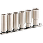 ＴＯＮＥ　インパクト用超ロングソケットセット（ホルダー付）　６ｐｃｓ　ＨＮＶ４０６ＬＬ＿