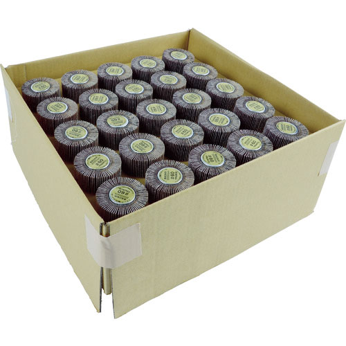 ＴＲＵＳＣＯ　まとめ買い　フラップホイル２５×２５×軸径６　６０＃　　５０個入＿