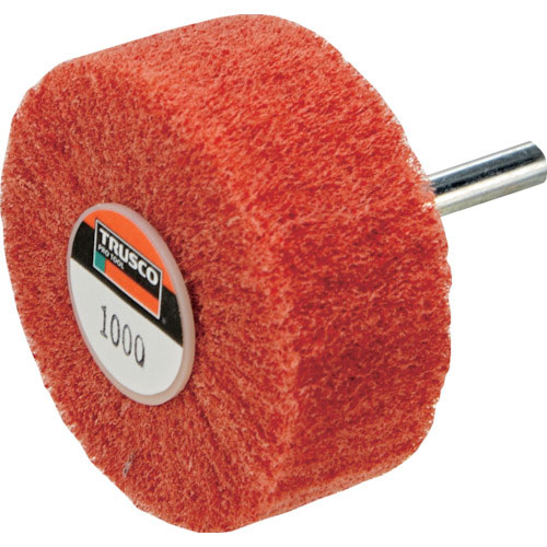 ＴＲＵＳＣＯ　ナイロン軸付ホイール　外径３０Ｘ厚２５Ｘ軸６　１０００♯（５個入）＿