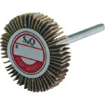 ＭＵＲＡＫＯ　軸付フラップ金具無し　外径３０幅５軸径３ｍｍ　１００＃＿