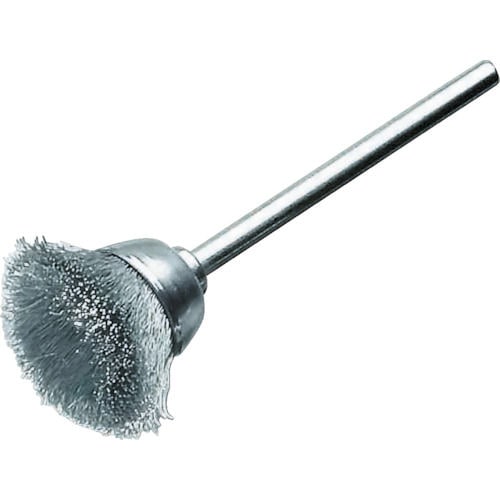 ＬＥＳＳＭＡＮＮ　ミニチュア軸付カップ型ブラシ　ステンレス線０．１　１５＿