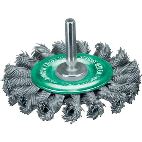ＬＥＳＳＭＡＮＮ　軸付ホイルブラシ　７５　ステンレス線　０．５＿