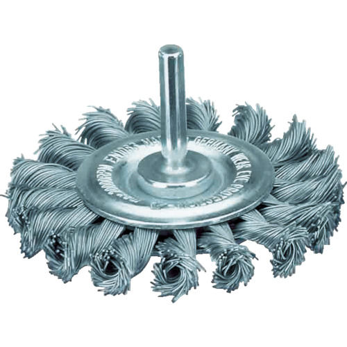 ＬＥＳＳＭＡＮＮ　軸付ホイルブラシ　７５　高張度鋼線　０．５＿