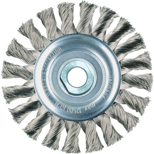 ＬＥＳＳＭＡＮＮ　ホイールブラシ　１００　高張度鋼線　０．３５＿