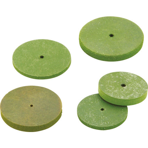 ミニモ　研磨ゴム砥石ホイール　ＷＡ　ソフト　＃１２０　１８Ｘ１．５　１０個入＿