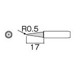 白光　こて先　Ｂ型　２ｍｍあげ＿