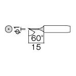 白光　こて先　１Ｃ型　面のみ＿