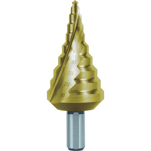 ＲＵＫＯ　２枚刃スパイラルステップドリル　３０ｍｍ　ハイス＿