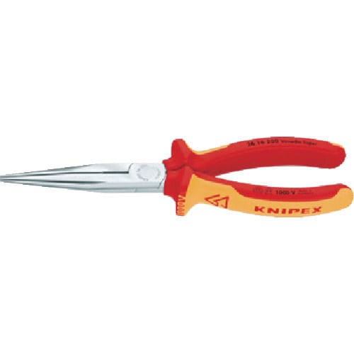 ＫＮＩＰＥＸ　絶縁１０００Ｖロングラジオペンチ　２００ｍｍ＿