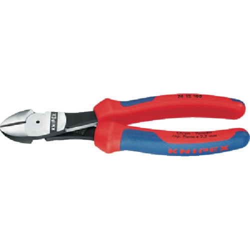 ＫＮＩＰＥＸ　強力型ニッパー　バネ付　１８０ｍｍ＿
