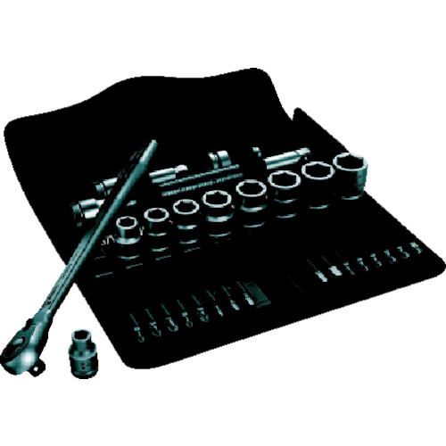 Ｗｅｒａ　８１００ＳＢ１１　サイクロップラチェット「メタル」セット　３／８＿