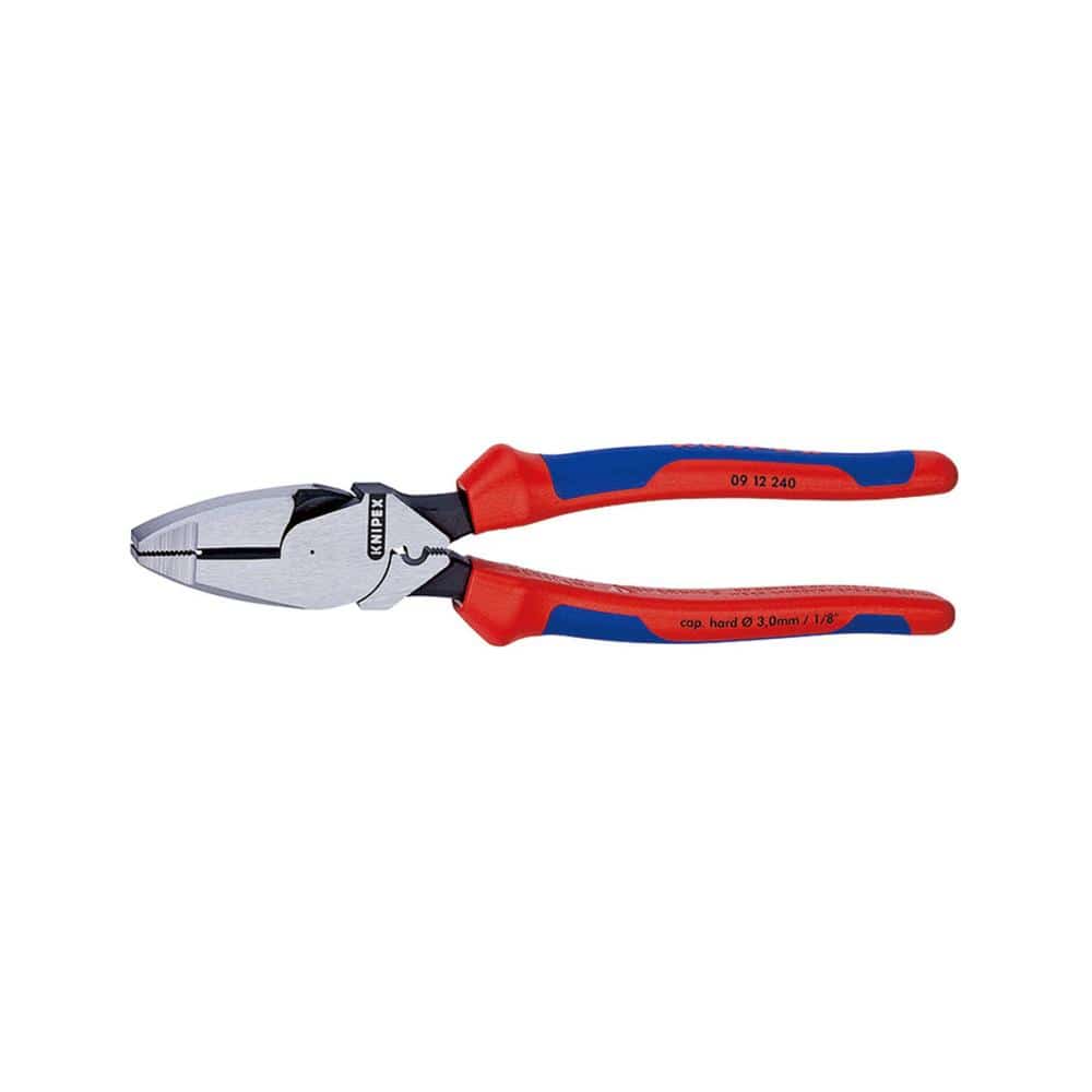 ＫＮＩＰＥＸ　圧着付　架線工事用強力ペンチ　２４０ｍｍ　コンフォートハンドル　０９１２－２４０