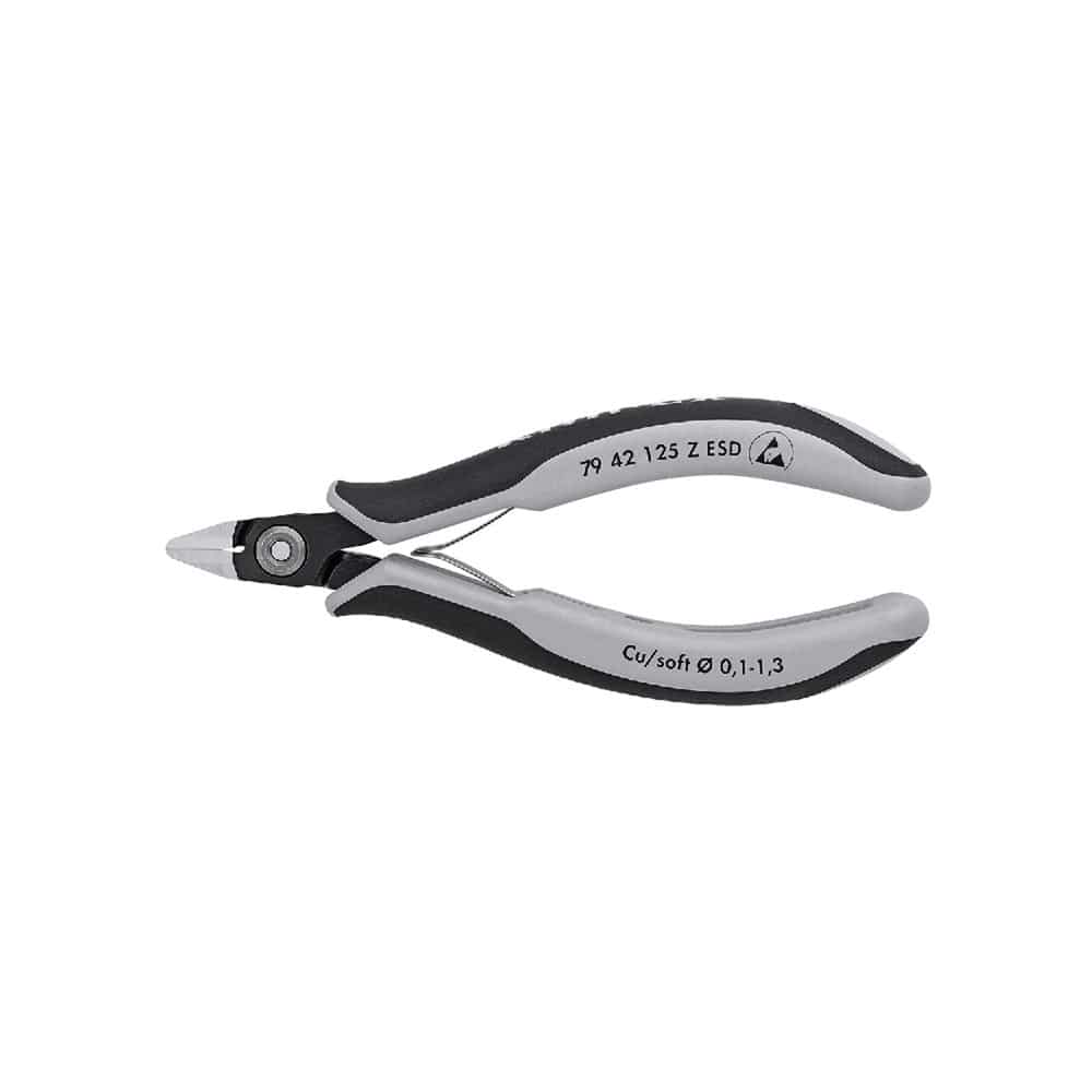 ＫＮＩＰＥＸ（クニペックス）　エレクトロニクスニッパー　ＥＳＤ　１２５ｍｍ　７９４２－１２５ＺＥＳＤ