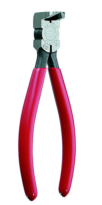 ケイバ　プラスチック用ニッパー（９０°タイプ）刃部フラット型　ＰＬ－７９６