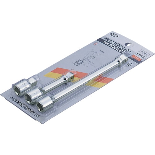 ＴＯＮＥ　首振エクステンションバー　差込角９．５ｍｍ　３本セット　ＥＸ３１３＿