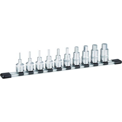ＴＯＮＥ　ヘキサゴンソケットセット（インチホルダー付）　１０ｐｃｓ　ＨＨＢ４１０＿