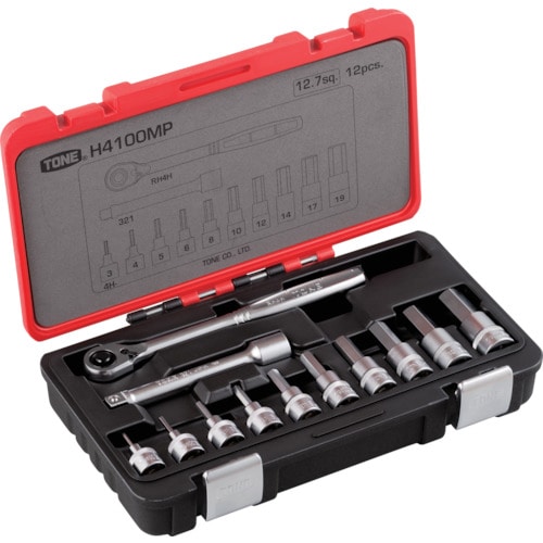 ＴＯＮＥ　ヘキサゴンソケットレンチセット　Ｈ４１００ＭＰ＿