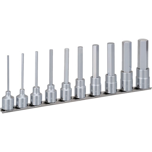 ＴＯＮＥ　ロングヘキサゴンソケットセット（ホルダー付）　１０ｐｃｓ　ＨＨ４１０ＬＡ＿