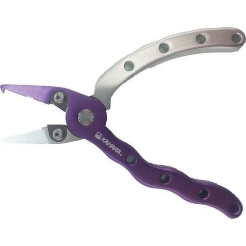 ＫＡＨＡＲＡ　４．５ｉｎｃｈアルミプライヤー　グレープ／シルバー＿