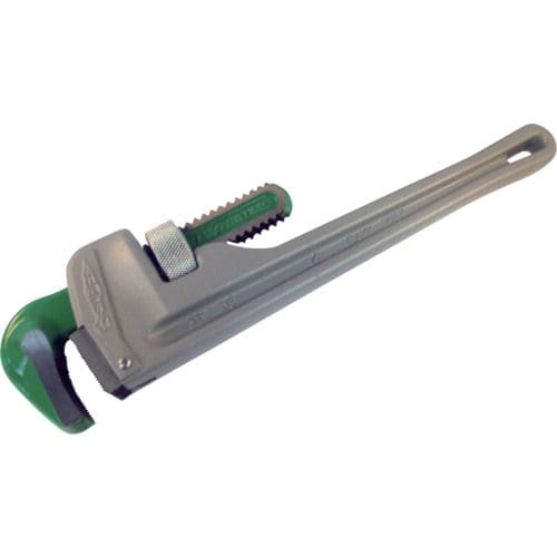 スーパー　アルミ製ストレートパイプレンチ（被覆管専用）＿