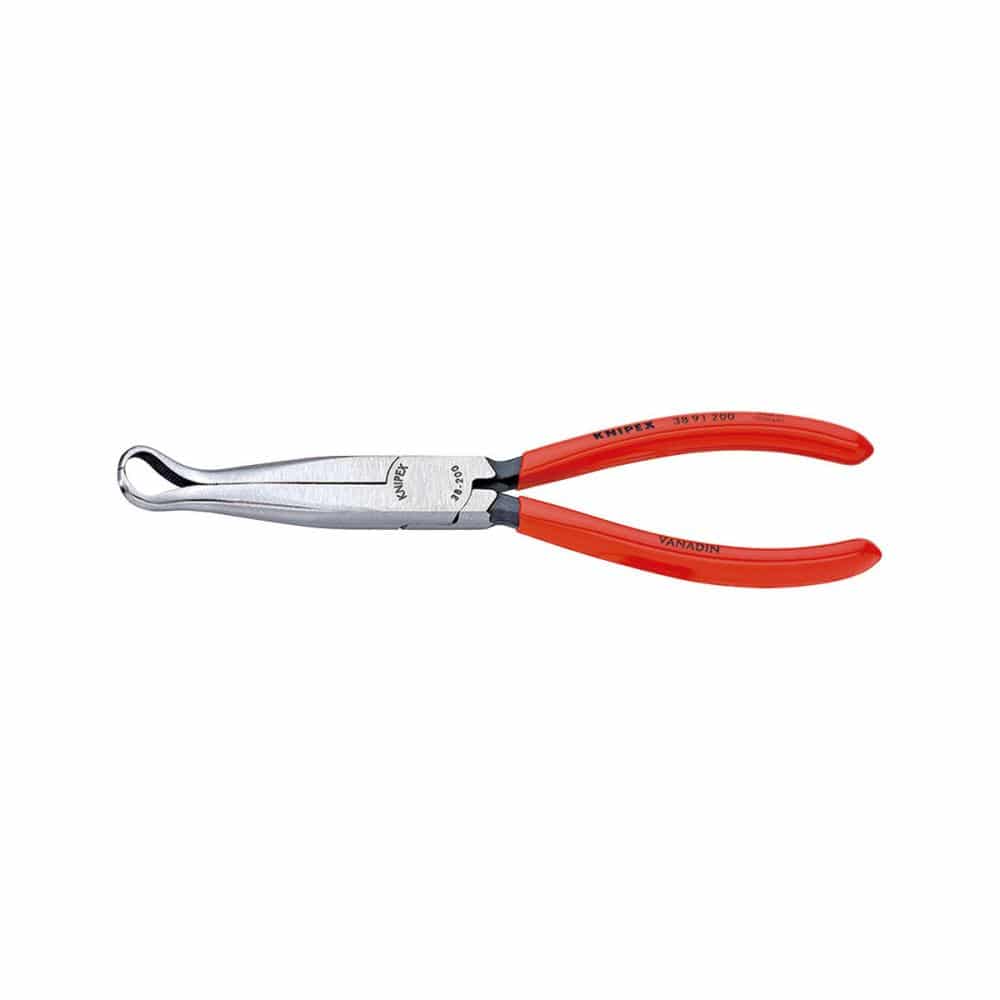 ＫＮＩＰＥＸ　メカニックプライヤー　２００ｍｍ　プラスチックコーティングハンドル　３８９１－２００
