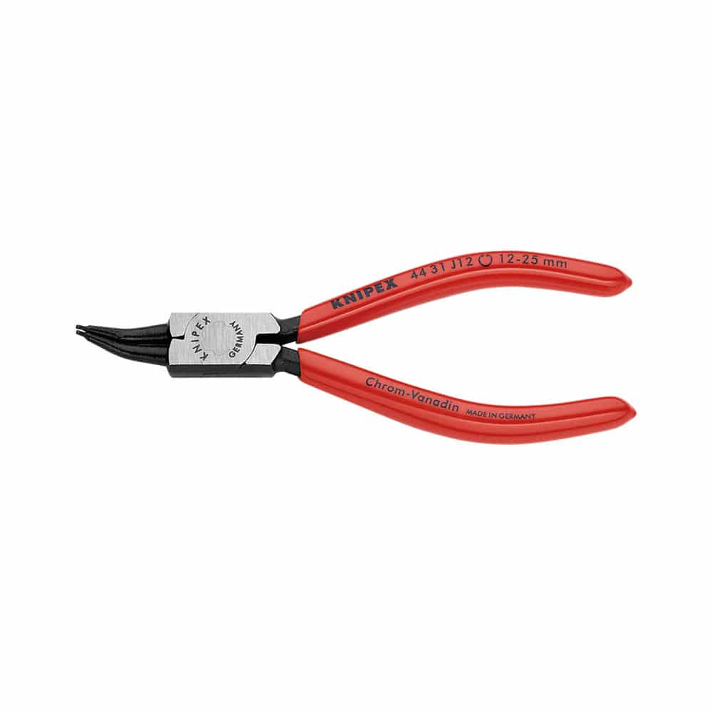 ＫＮＩＰＥＸ　穴用スナップリングプライヤー先端４５度曲先端径１．３ｍｍ　１４０ｍｍ　４４３１－Ｊ１２