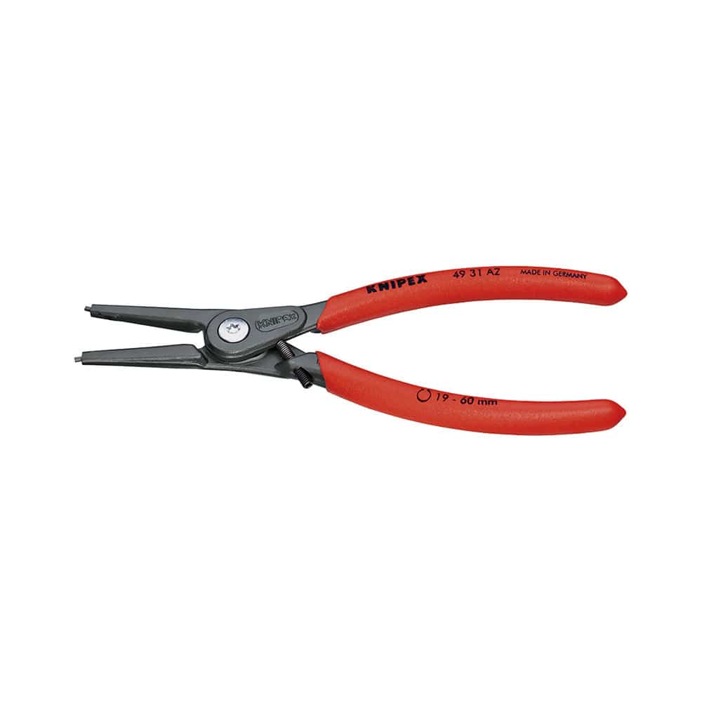 ＫＮＩＰＥＸ　軸用精密スナップリングプライヤー　直　先端径１．８ｍｍ　１８０ｍｍ　　４９３１－Ａ２