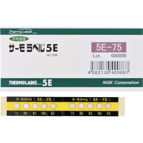 日油技研　サーモラベル５点表示屋外対応型　不可逆性　１７０度＿
