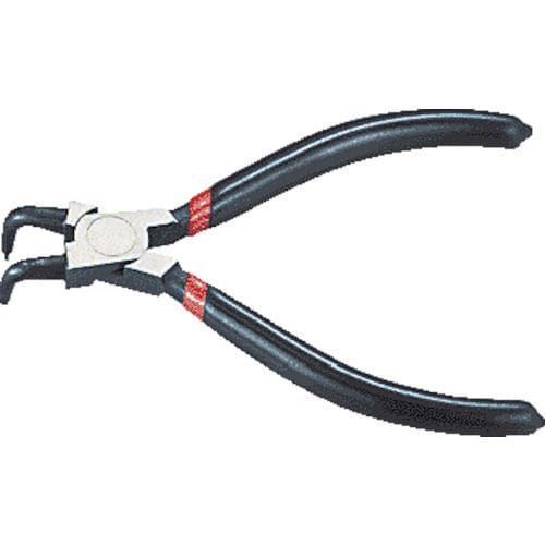 ＴＲＵＳＣＯ　スナップリングプライヤー　１４０ｍｍ（穴用・曲爪）＿